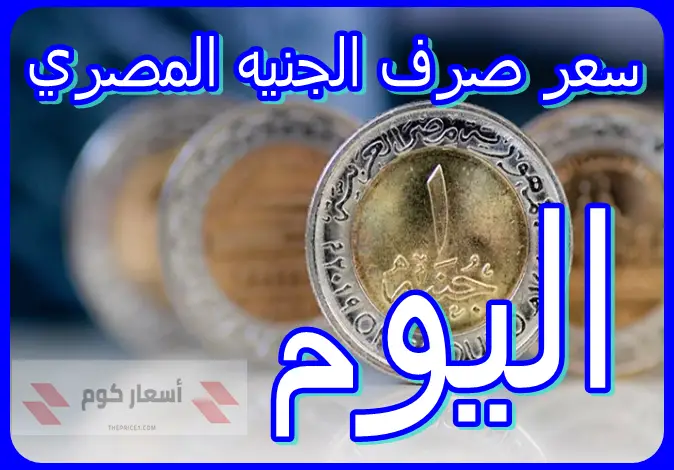 سعر صرف الجنيه المصري اليوم