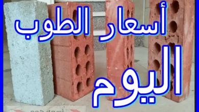 أسعار الطوب اليوم